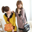 Smoothie - Push-Lock Shirred Satchel