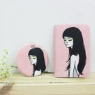 Dmotion - Set: Illustrated Passport Case + Name Tag