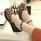 Mancienne - Leopard-Print Platform Flats