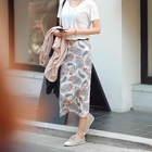 REDOPIN - Paisley Print Midi Skirt