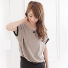 Kiwi Shop - Dolman Sleeve Striped Dress