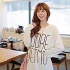 CLICK - Round-Neck Print Pullover