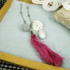 MyLittleThing - Romantic Violet Floral Necklace