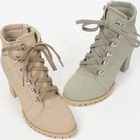 Miss Hong - Lace-Up Ankle Boots