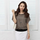 STYLEKELLY - Dolman Sleeve Stripe Top