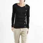 MR.ZERO - V-Neck Buttoned Top