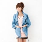 ageha@shibuya - Chambray Dolman Sleeve Jacket