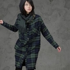 HALUMAYBE - Plaid Shirtdress