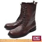 JERRY - Genuine-Leather Lace-Up Boots