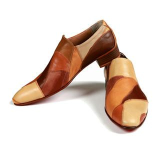 Patchwork Detailed Slip On Patchwork Detailed Slip On