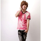 SeventyAge - V-Neck Short-Sleeve Print Tee