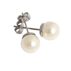Menku - Faux-Pearl Studs