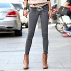 REDOPIN - Lace-Up Skinny Pants