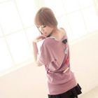 Tokyo Fashion - Keyhole Back Bow-Accent Top