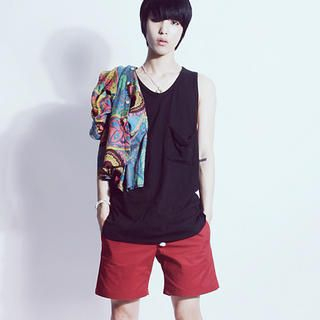 Pocket-Accent Tank Top