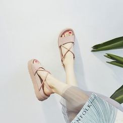 Charming Kicks - Wedge Sandals Charming Kicks - Wedge Sandals