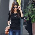 PUFFY - 3/4-Sleeve Ruffled Top