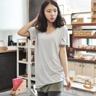 ANNINA - Round-Neck Long T-Shirt