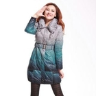 O.SA - Drawstring-Collar Gradient Padded Down Coat