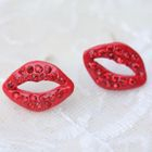 Fit-to-Kill - Shining red lips Earrings