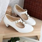 Smoothie - T-Strap Buckled Pumps