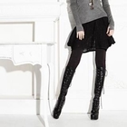 Alicegohome  - Inset Lace Skirt Leggings