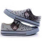 Maner - Print Lace-Up Canvas Sneakers
