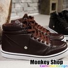 Monkey Shop - Studded High-Top Sneakers