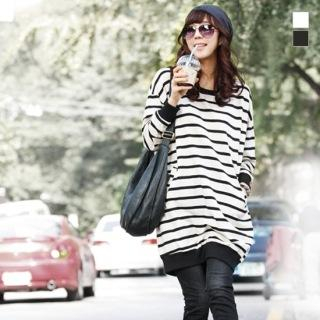 Stripe Long Pullover