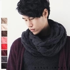 Style Impact - Circle Cable-Knit Scarf