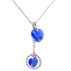 6thJune - 'Love Pendulum' September Birthstone Necklace - Sapphire