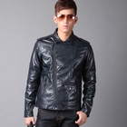 Men SP - Side-Zip Faux-Leather Jacket