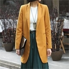NAINGIRL - Single-Button Long Jacket