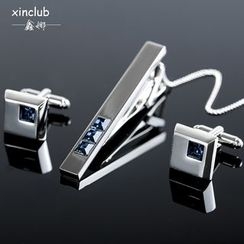 Xin Club - 領帶夾配袖扣套裝 Xin Club - 領帶夾配袖扣套裝