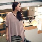 PUFFY - Asymmetrical Contract-Trim Cape Top