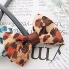 Fit-to-Kill -  Leopard Little Bow Hairpin - Brown