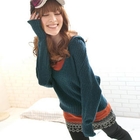 Tokyo Fashion - V-Neck Hooded Sweater