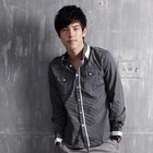 MR.PARK - Contrast-Trim Flap-Pocket Pattern Shirt
