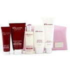 Elemis - Glowing Beauty Holiday Kit: Cleaning Gel + Day Cream + Body Wash + Body Polish + Body Cream + Bag