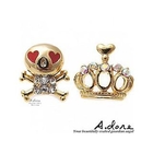 A.dore - 'Skull & Crown' Earrings