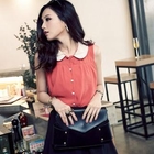 PUFFY - Layered-Collar Sleeveless Blouse