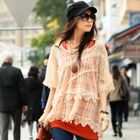 SOHO Central - Crochet Open Knit Top