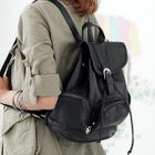 PG Beauty - Buckled Drawstring Backpack