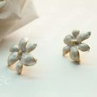 Fit-to-Kill - White Flower Earrings