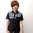 SeventyAge - Nordic Pattern Short Sleeve Shirt