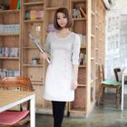 NamuDDalgi - 3/4-Sleeve Double-Breasted Dress