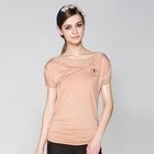 O.SA - Lace-Neckline Ruched Top