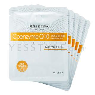 Real Essential Sheet Mask (Coenzyme Q10)