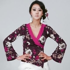 Nabi - Flower-Print Wrap Top