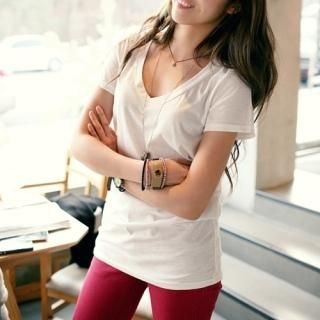 V-Neck Short-Sleeve T-Shirt
